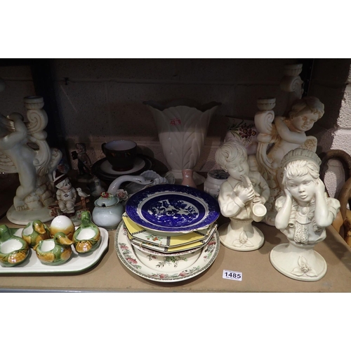 1485 - Large quantity of decorative ceramics including Beswick. Not available for in-house P&P