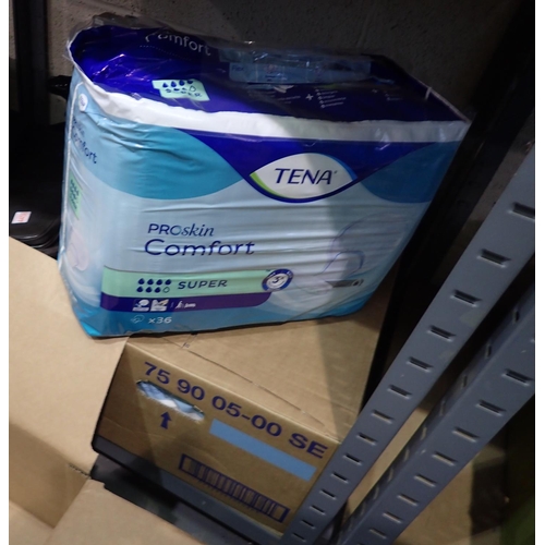 1490 - Two boxes of Tena Proskin Comfort pads (72). P&P Group 2 (£18+VAT for the first lot and £3+VAT for s... 