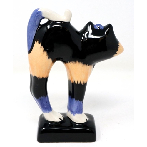 240 - Lorna Bailey cat, Rafa, H: 14 cm, no cracks or chips. P&P Group 1 (£14+VAT for the first lot and £1+... 