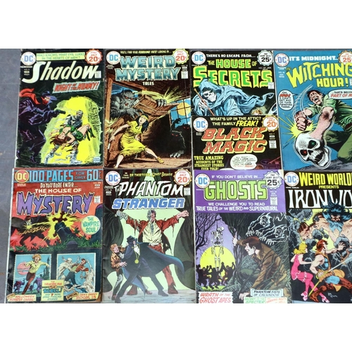 393 - DC comics: horror genres, including Secrets of Haunted House, The Witching Hour etc., some early edi... 