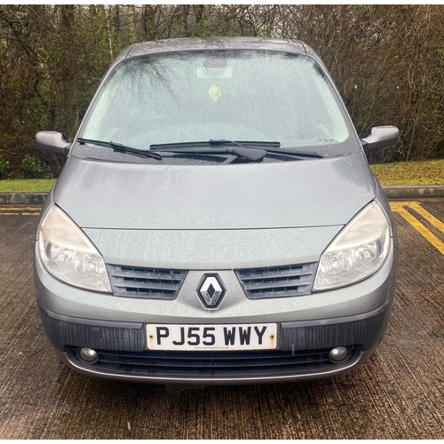 1C - Renault Scenic Expression VVT, Grey, Reg PJ55 WWY, Miles 83,162, MOT expires 20/09/2023, 1.6 litre p... 