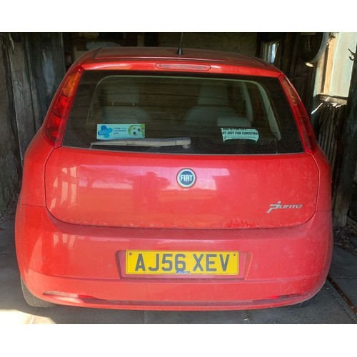 1B - Fiat Grande Punto Dynamic, REG AJ56 XEV, 1.2 petrol, Red, 76,332 miles, MOT until 20/11/2023. One sm... 