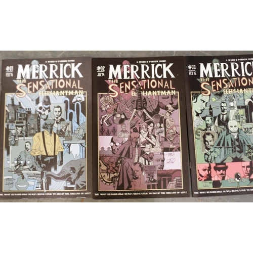 405 - Issues 1 - 4 of Merrick The Sensational Elephant Man. P&P Group 1 (£14+VAT for the first lot and £1+... 