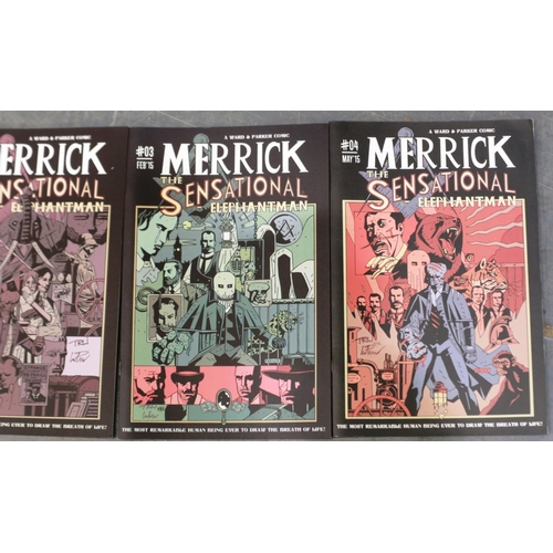 405 - Issues 1 - 4 of Merrick The Sensational Elephant Man. P&P Group 1 (£14+VAT for the first lot and £1+... 