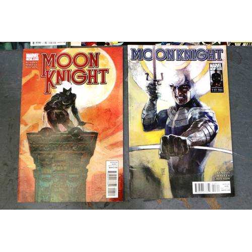 409 - Five Marvel comics, Moon Knight and Iron Fist. P&P Group 1 (£14+VAT for the first lot and £1+VAT for... 