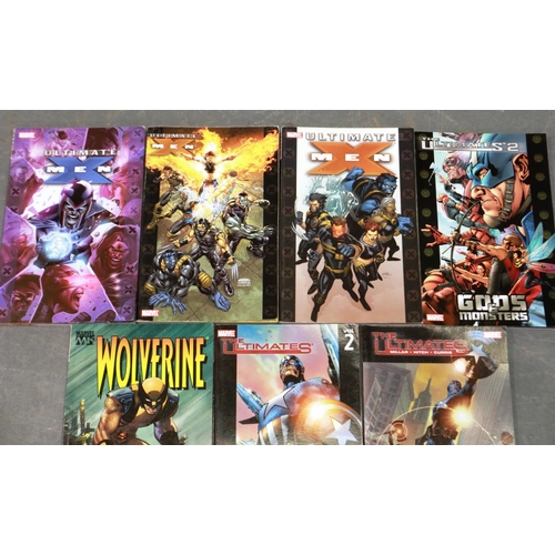 410 - Seven Marvel graphic novels to include X-Men and The Ultimates. P&P Group 1 (£14+VAT for the first l... 