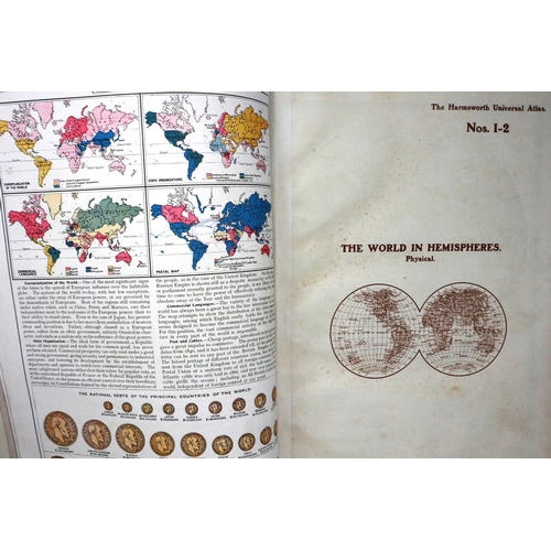 415 - The Harmsworth Universal Atlas circa 1900. P&P Group 2 (£18+VAT for the first lot and £3+VAT for sub... 