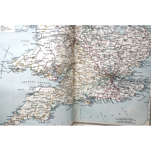 415 - The Harmsworth Universal Atlas circa 1900. P&P Group 2 (£18+VAT for the first lot and £3+VAT for sub... 