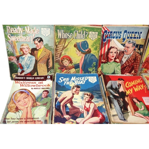 417 - Womans World Library books, 49 volumes between volumes 67-704 (circa 1950-1960s), with further volum... 