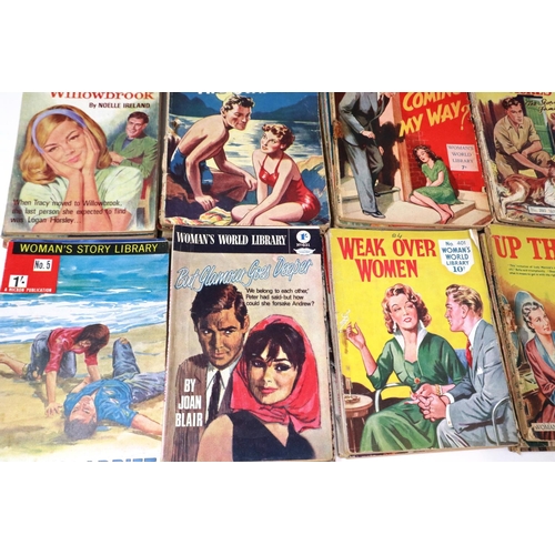 417 - Womans World Library books, 49 volumes between volumes 67-704 (circa 1950-1960s), with further volum... 