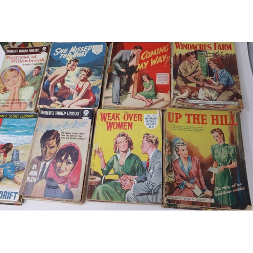 417 - Womans World Library books, 49 volumes between volumes 67-704 (circa 1950-1960s), with further volum... 