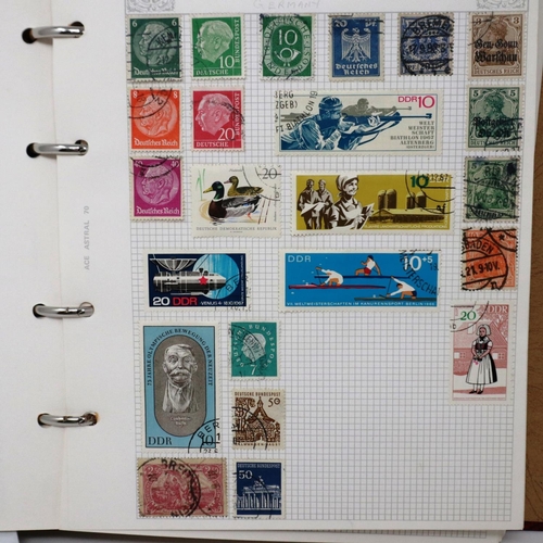 428 - Stock book of world stamps including Great Britain, Germany etc. P&P Group 1 (£14+VAT for the first ... 