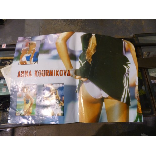 1176 - Four one sheet adult film posters including Interface and Anna Kournikova etc. P&P Group 2 (£18+VAT ... 