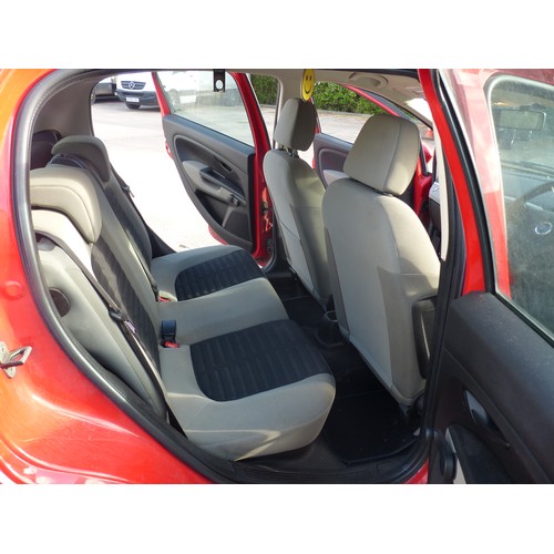 1B - Fiat Grande Punto Dynamic, REG AJ56 XEV, 1.2 petrol, Red, 76,332 miles, MOT until 20/11/2023. One sm... 