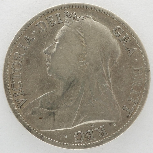 2005 - 1898 silver half crown of Queen Victoria. P&P Group 0 (£5+VAT for the first lot and £1+VAT for subse... 