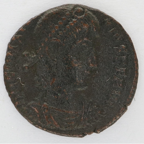 2011 - Roman AE3 with felled horseman being speared. P&P Group 0 (£5+VAT for the first lot and £1+VAT for s... 