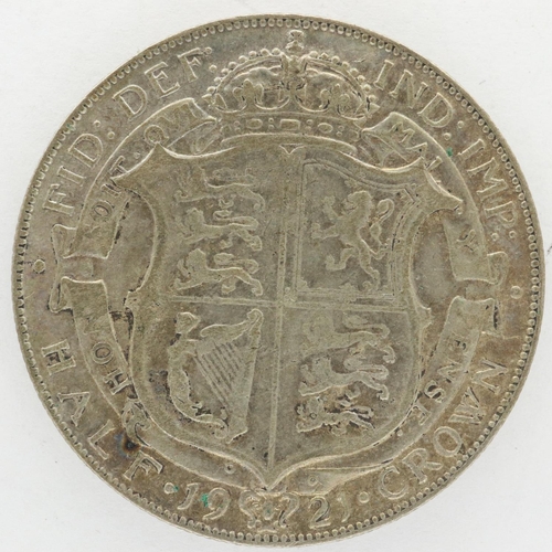 2043 - 1921 silver half crown of George V. P&P Group 0 (£5+VAT for the first lot and £1+VAT for subsequent ... 