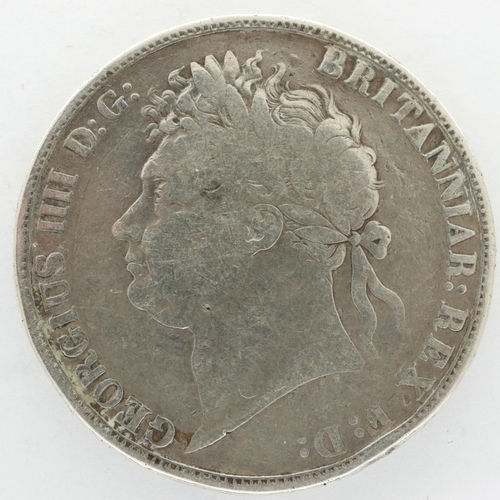 2046 - 1821 silver crown of George IV. P&P Group 0 (£5+VAT for the first lot and £1+VAT for subsequent lots... 