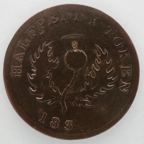 2052 - Province of Novia Scotia halfpenny token. P&P Group 0 (£5+VAT for the first lot and £1+VAT for subse... 