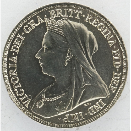 2056 - 1897 silver shilling of Queen Victoria. P&P Group 0 (£5+VAT for the first lot and £1+VAT for subsequ... 