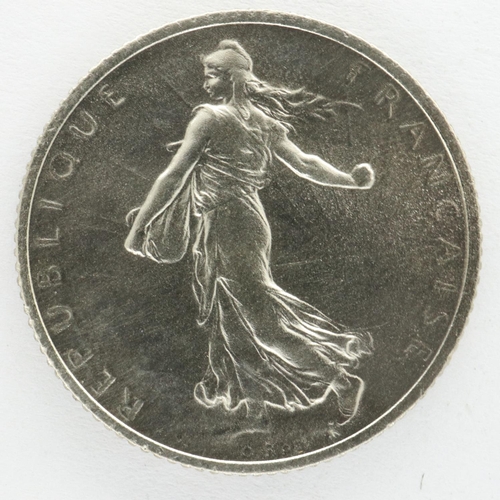 2066 - 1916 silver French Franc, Liberty verso. P&P Group 0 (£5+VAT for the first lot and £1+VAT for subseq... 