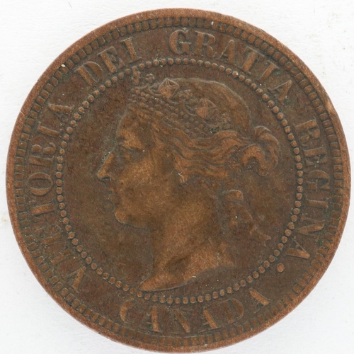 2079 - 1887 Queen Victoria Colonial one cent. P&P Group 0 (£5+VAT for the first lot and £1+VAT for subseque... 