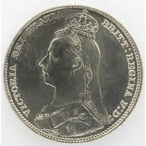 2086 - 1889 silver shilling of Queen Victoria. P&P Group 0 (£5+VAT for the first lot and £1+VAT for subsequ... 