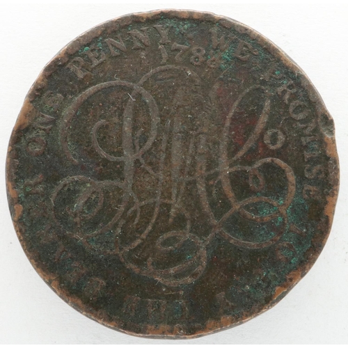 2091 - 1788 Anglesey Druids mining penny token. P&P Group 0 (£5+VAT for the first lot and £1+VAT for subseq... 