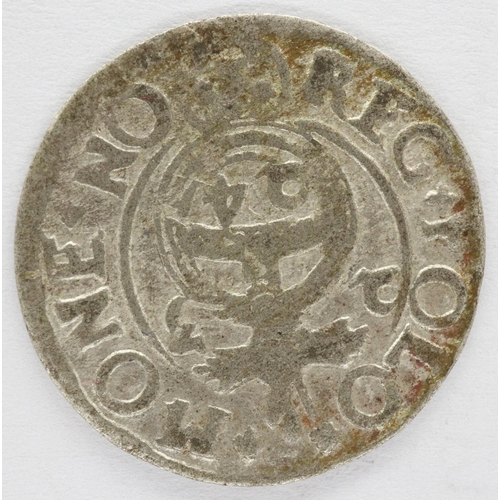 2116 - Silver hammered Polish Grolsh. P&P Group 0 (£5+VAT for the first lot and £1+VAT for subsequent lots)