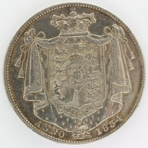 2119 - 1834 silver half crown of William IV. P&P Group 0 (£5+VAT for the first lot and £1+VAT for subsequen... 