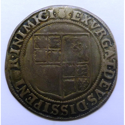 2041 - Hammered silver shilling of James I, 1603-25. P&P Group 0 (£5+VAT for the first lot and £1+VAT for s... 