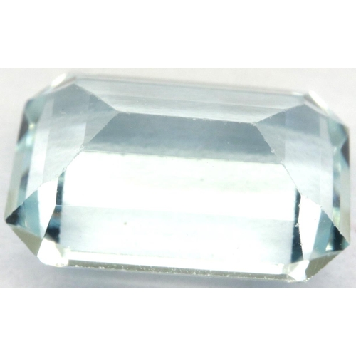 76 - Natural loose gemstones: aquamarine, 1.76cts. P&P Group 1 (£14+VAT for the first lot and £1+VAT for ... 