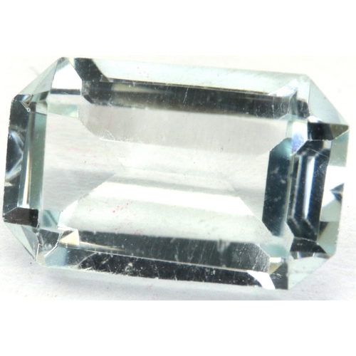 80 - Natural loose gemstones: aquamarine, 1.5cts. P&P Group 1 (£14+VAT for the first lot and £1+VAT for s... 