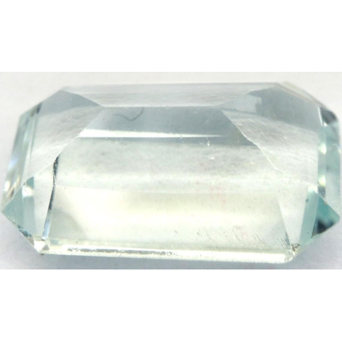 80 - Natural loose gemstones: aquamarine, 1.5cts. P&P Group 1 (£14+VAT for the first lot and £1+VAT for s... 