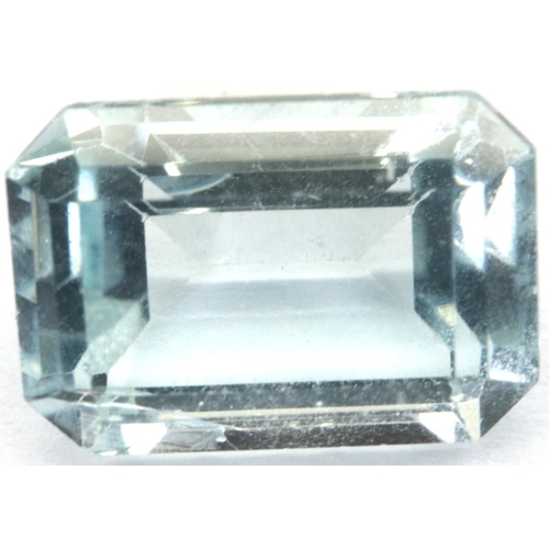 86 - Natural loose gemstones: aquamarine, 1.77cts. P&P Group 1 (£14+VAT for the first lot and £1+VAT for ... 