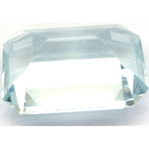 86 - Natural loose gemstones: aquamarine, 1.77cts. P&P Group 1 (£14+VAT for the first lot and £1+VAT for ... 