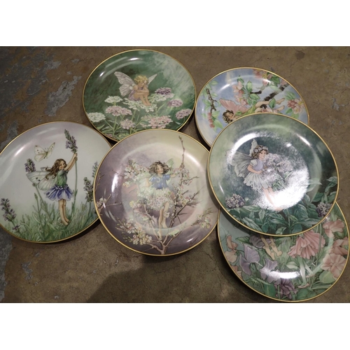 1334 - Six Villeroy & Boch fairy plates. P&P Group 2 (£18+VAT for the first lot and £3+VAT for subsequent l... 