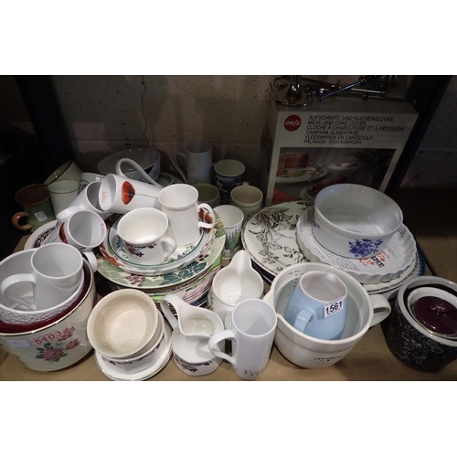 1411 - Quantity of mixed ceramic including Royal Doulton. Not available for in-house P&P