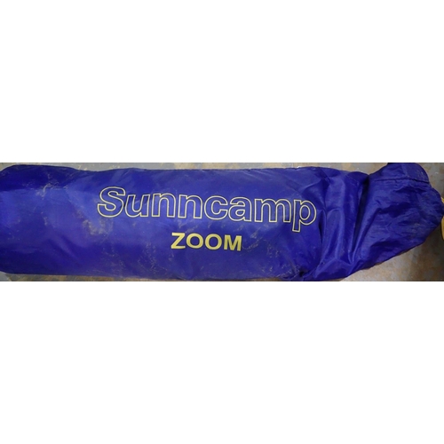 1459 - Sunncamp Zoom tent in carry bag. Not available for in-house P&P