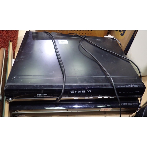 1461 - Two Toshiba DVD recorders. Not available for in-house P&P