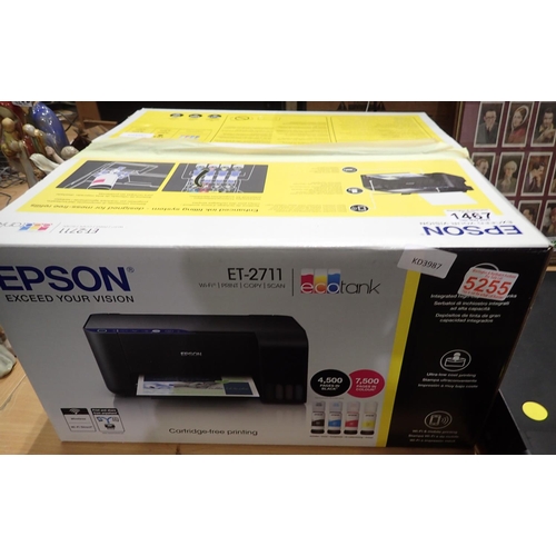 1467 - Boxed Epson ET-2711 all-in-one Inkjet printer, untested. Not available for in-house P&P