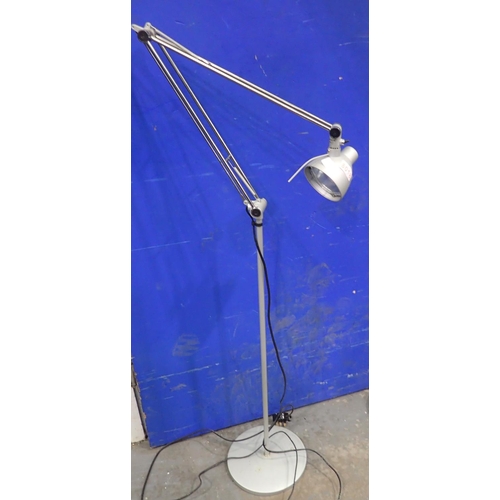 1490 - Anglepoise type floor standing lamp. Not available for in-house P&P