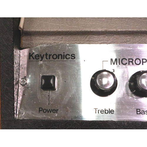 433 - Duette Keytronics vintage DJ deck with cassette recorded. Not available for in-house P&P