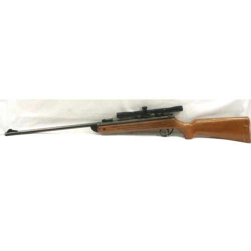 2102 - BSA Meteor air rifle with BSA scope. P&P Group 3 (£25+VAT for the first lot and £5+VAT for subsequen... 