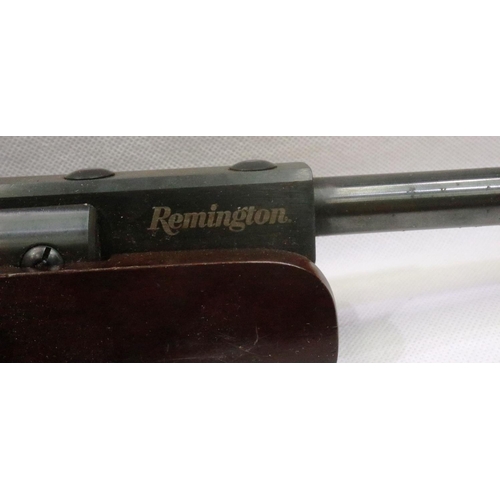 2104 - Remington Express .177 air rifle, Minor scratches to stock, no dieseling when fired, fires and cocks... 