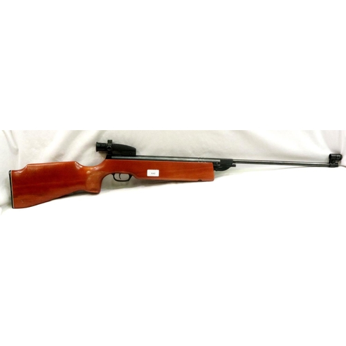 2113 - Suhl airsoft rifle with scope, model 303-Super. P&P Group 3 (£25+VAT for the first lot and £5+VAT fo... 