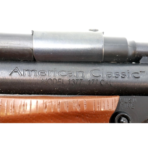 2115 - Crosman .177 calibre American Classic air pistol. P&P Group 2 (£18+VAT for the first lot and £3+VAT ... 