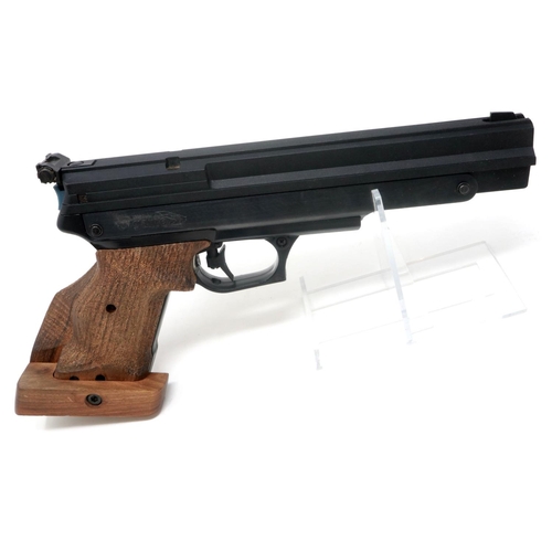 2116 - Gamo compact .177 single stroke pneumatic air pistol, with moulded grip, adjustable sight and trigge... 