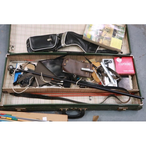 2126 - Recurve archery bow with 35lb pull strength with a range of accessories to include arrows (some boxe... 