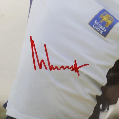 2136 - Muttiah Muralitharan (Sri Lanka Cricket) signed publicity shot photograph, 20 x 29 cm. POSTAGE EXCLU... 